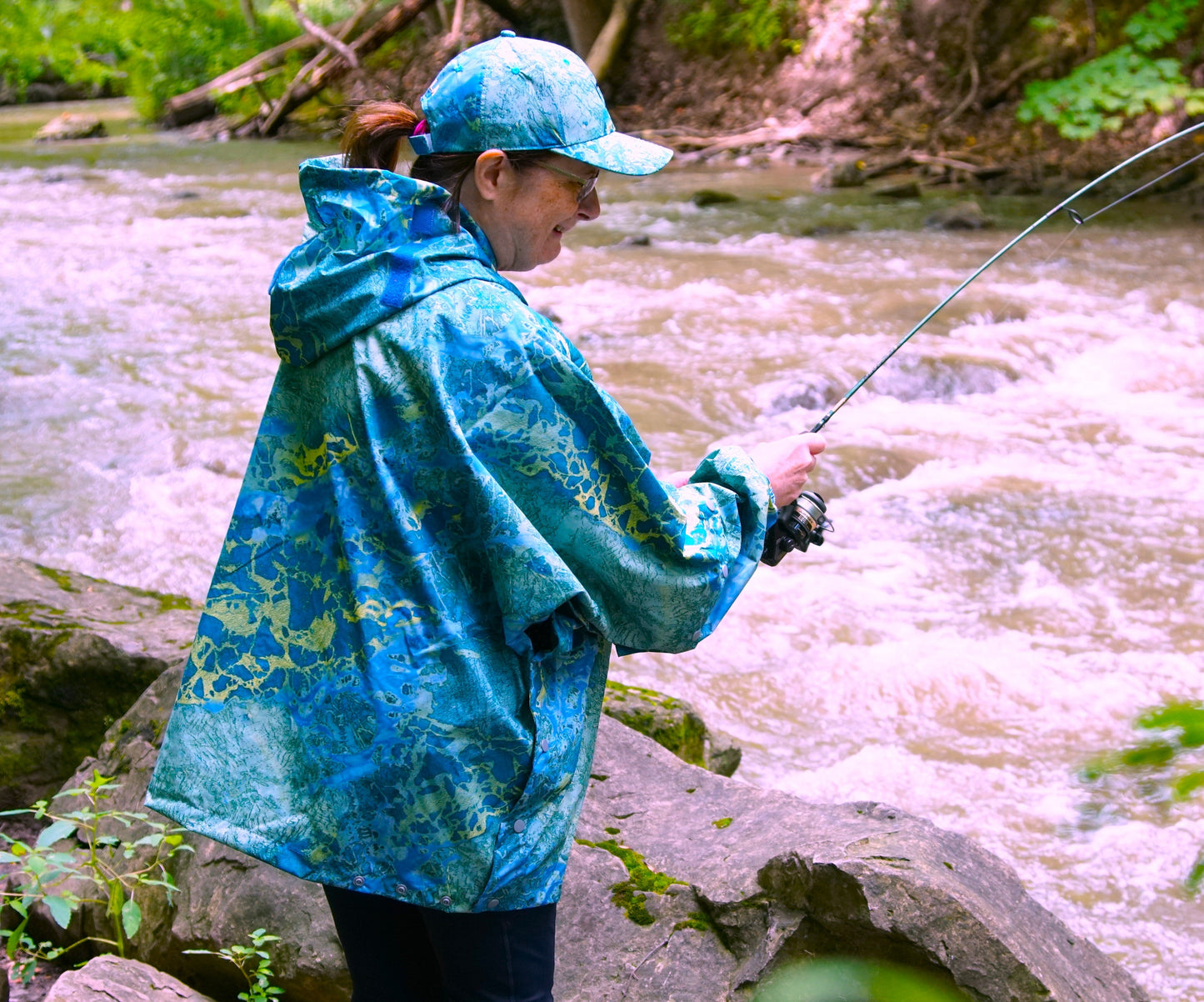 Brella 2015 Blue Yellow Unisex Rain Jacket - The Brella Nation