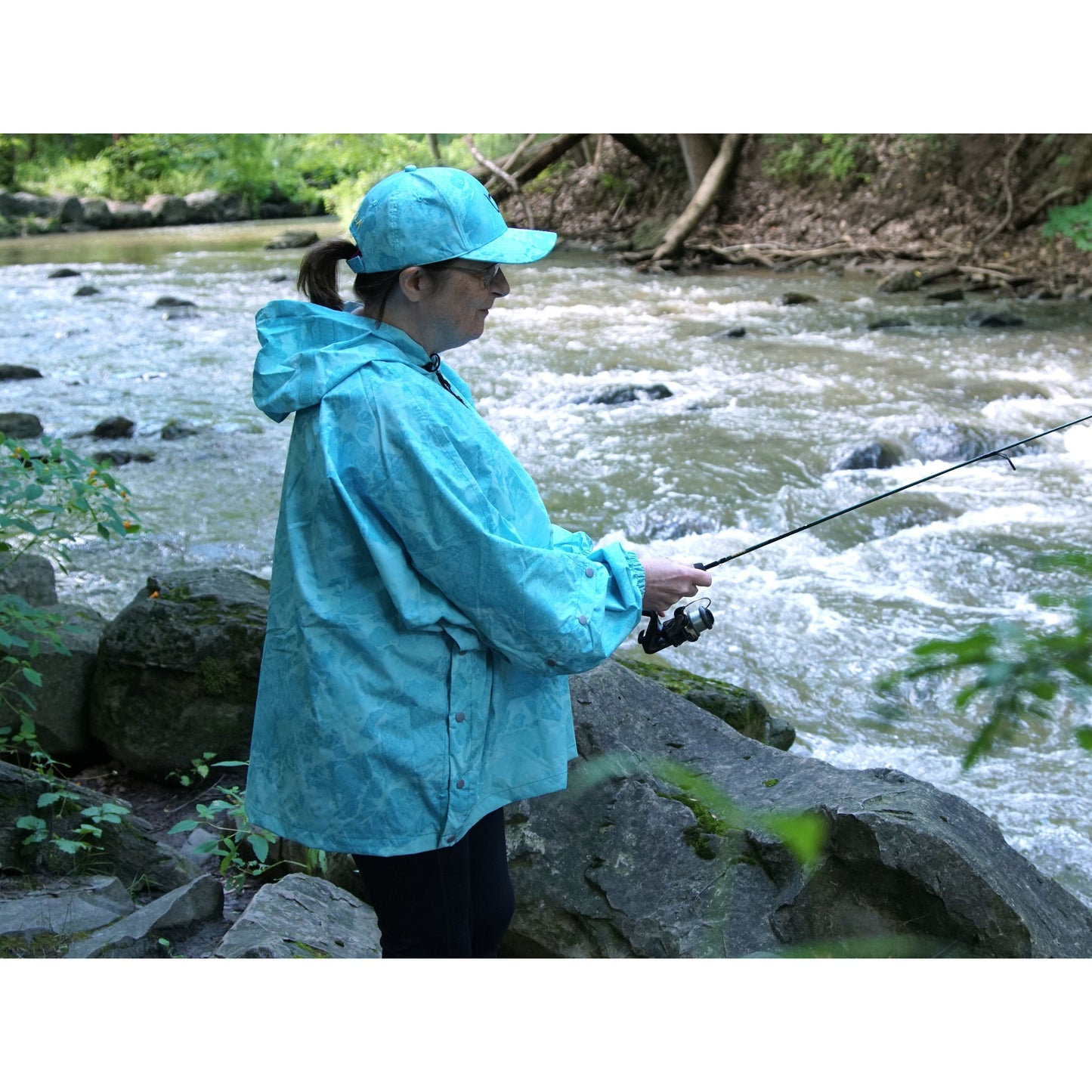 Brella 2015 Light Blue Rain Jacket - The Brella Nation