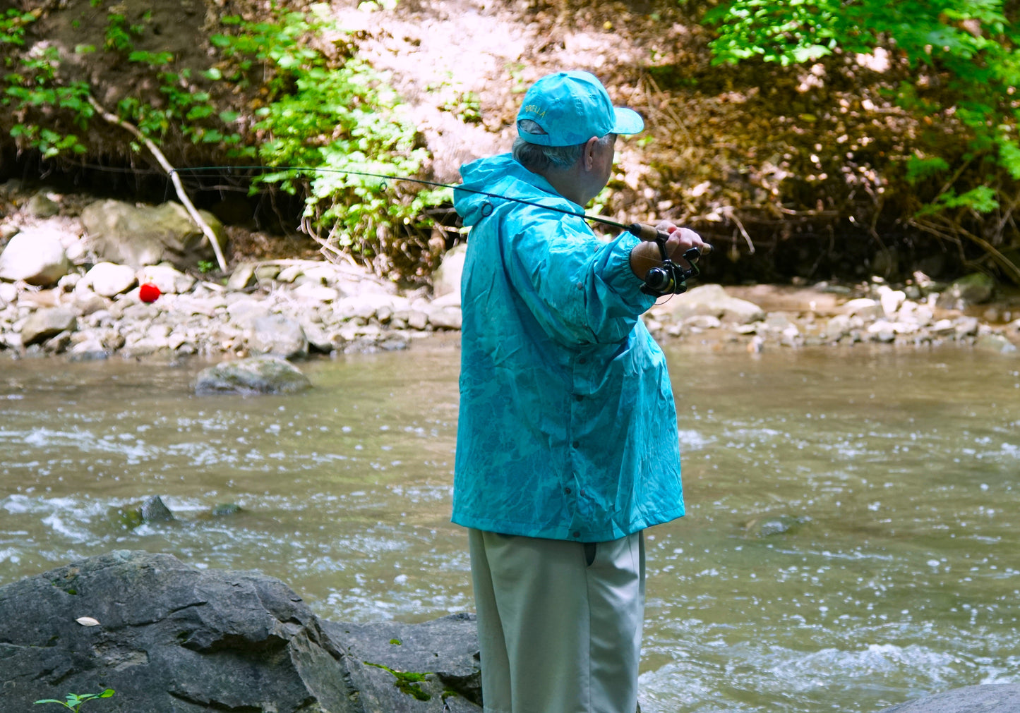 Brella 2015 Light Blue Rain Jacket - The Brella Nation