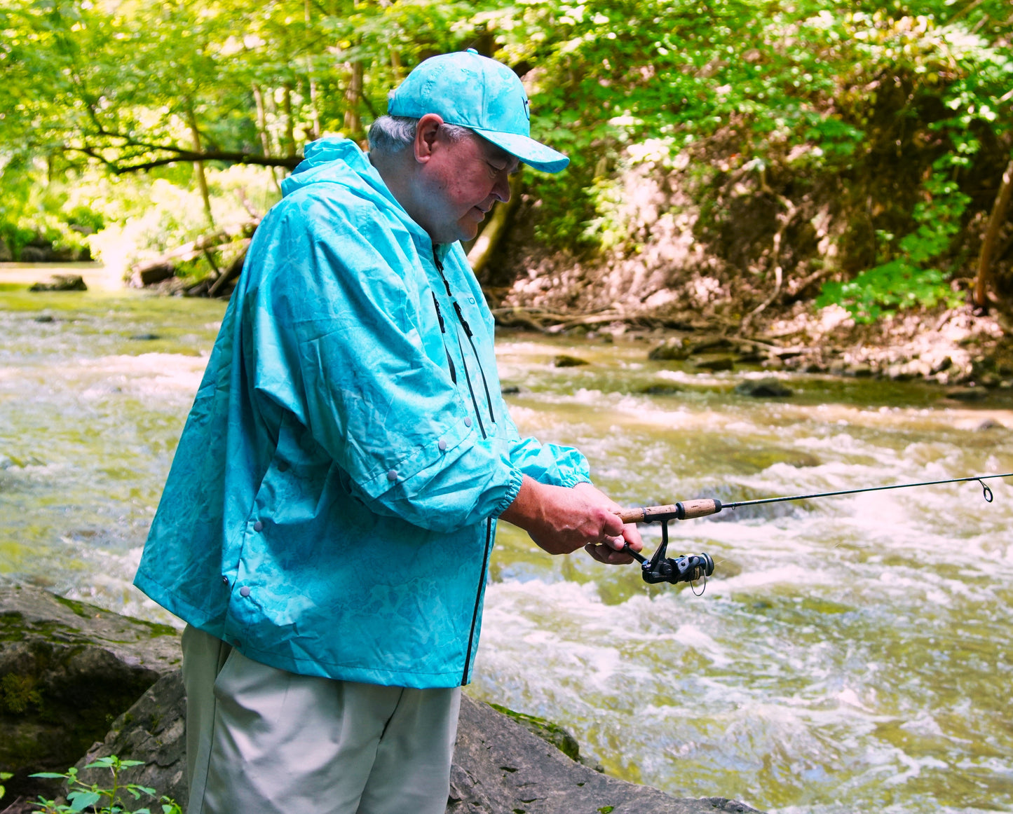 Brella 2015 Light Blue Rain Jacket - The Brella Nation