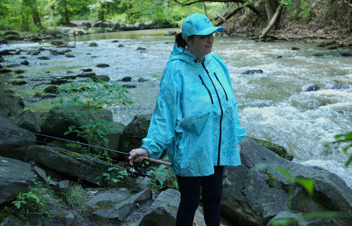 Brella 2015 Light Blue Rain Jacket - The Brella Nation