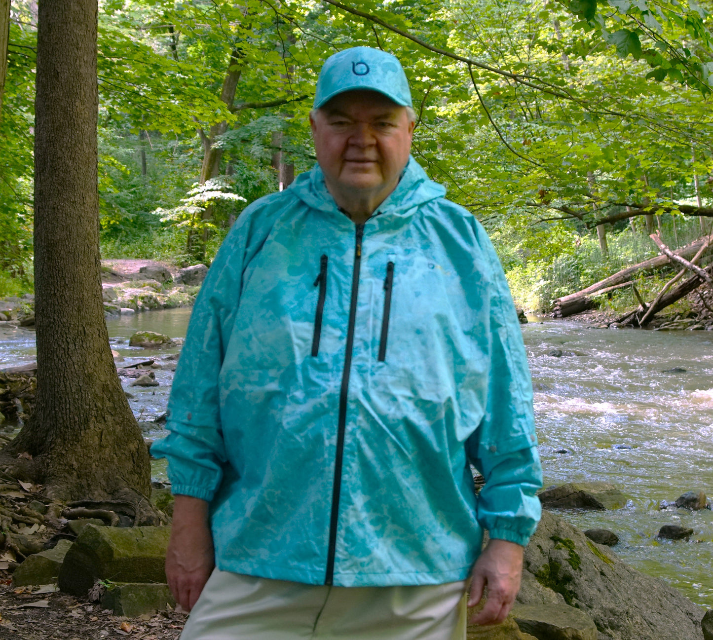 Brella 2015 Light Blue Rain Jacket - The Brella Nation
