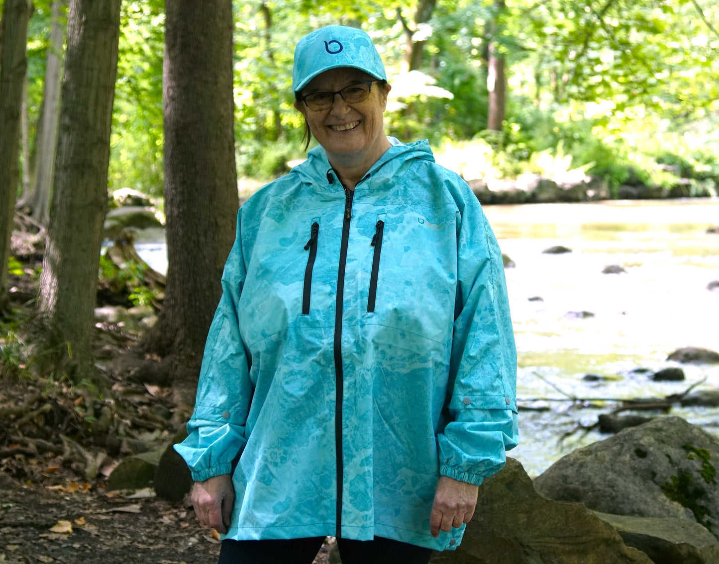 Brella 2015 Light Blue Rain Jacket - The Brella Nation