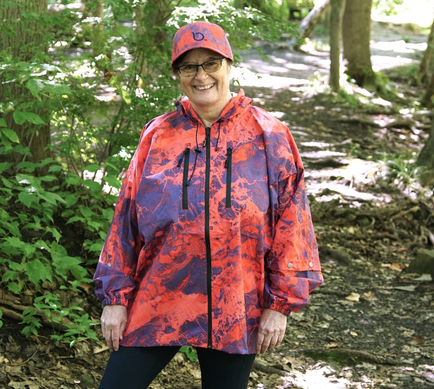 Brella 2015 Red Blue Unisex Rain Jacket - The Brella Nation