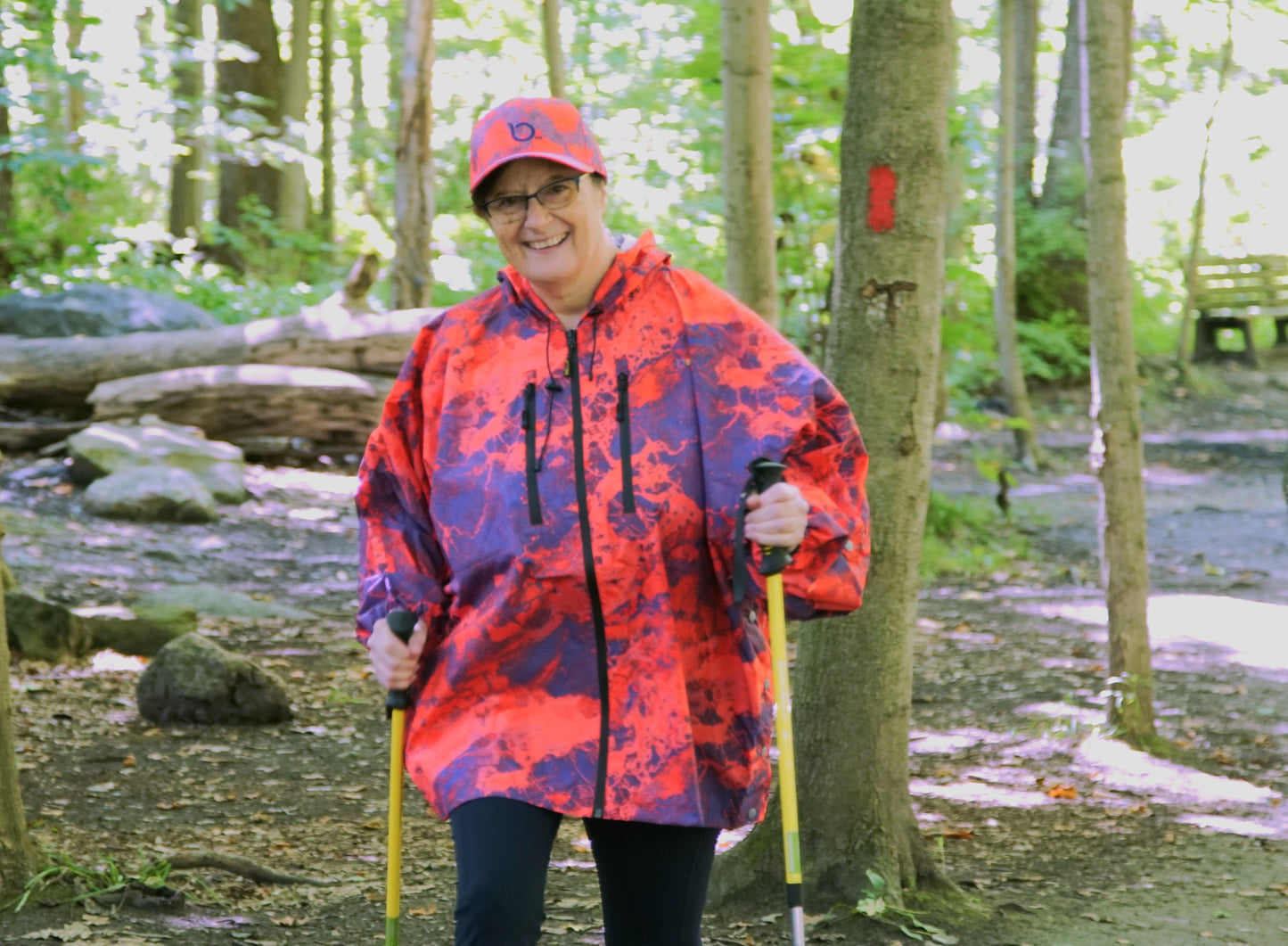 Brella 2015 Red Blue Unisex Rain Jacket - The Brella Nation