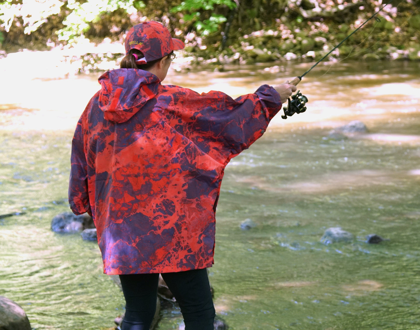 Brella 2015 Red Blue Unisex Rain Jacket - The Brella Nation