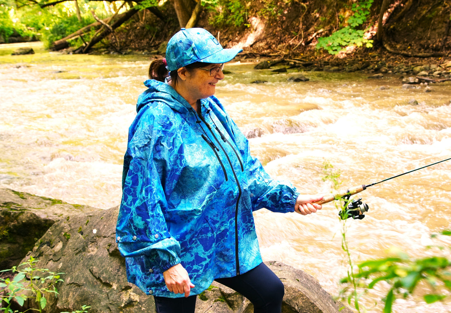 Brella 2015 Blue Unisex Rain Jacket - The Brella Nation