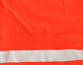 Brella Orange Unisex Hybrid Rain Jacket w/ Reflective Strips