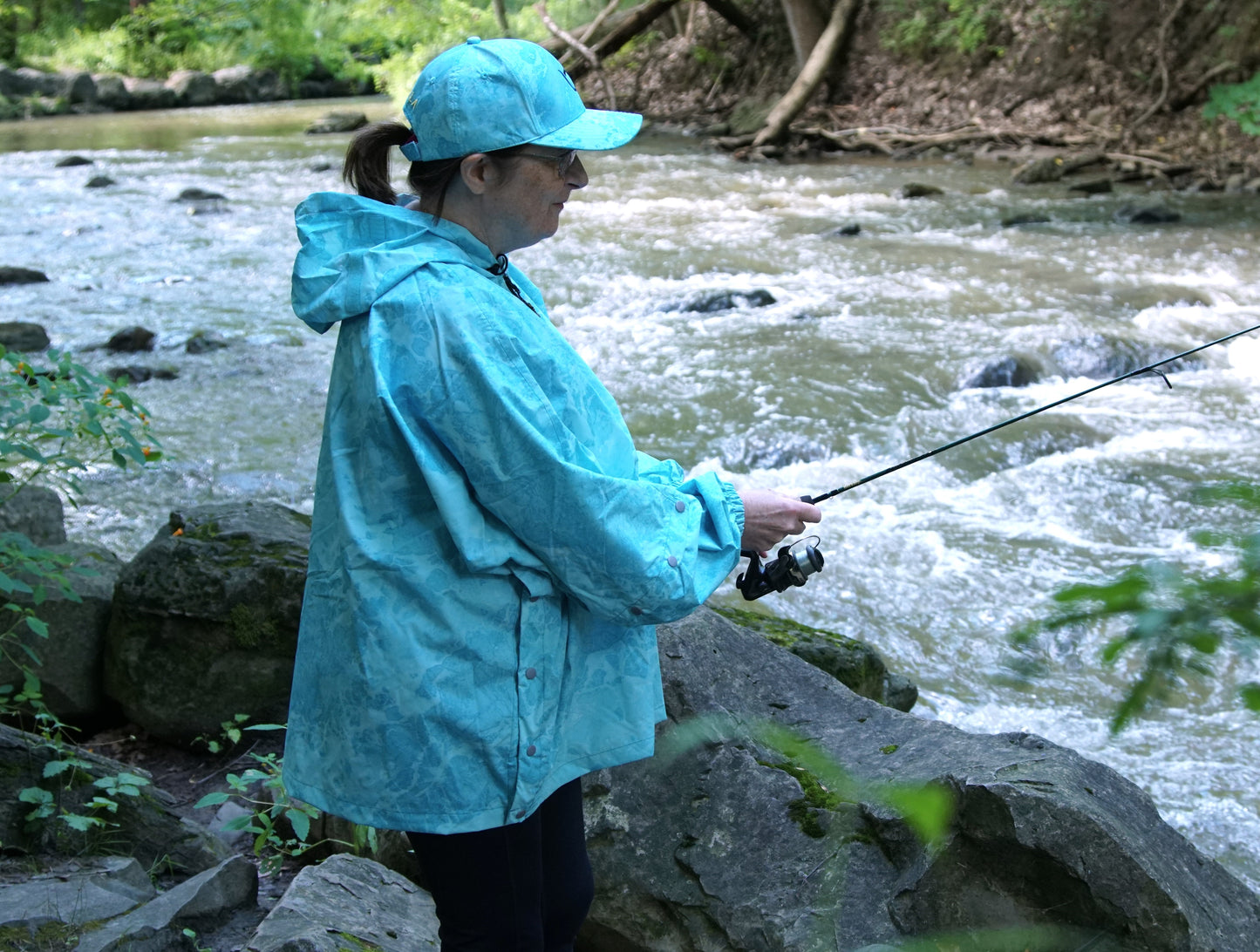 Brella 2015 Light Blue Rain Jacket - The Brella Nation