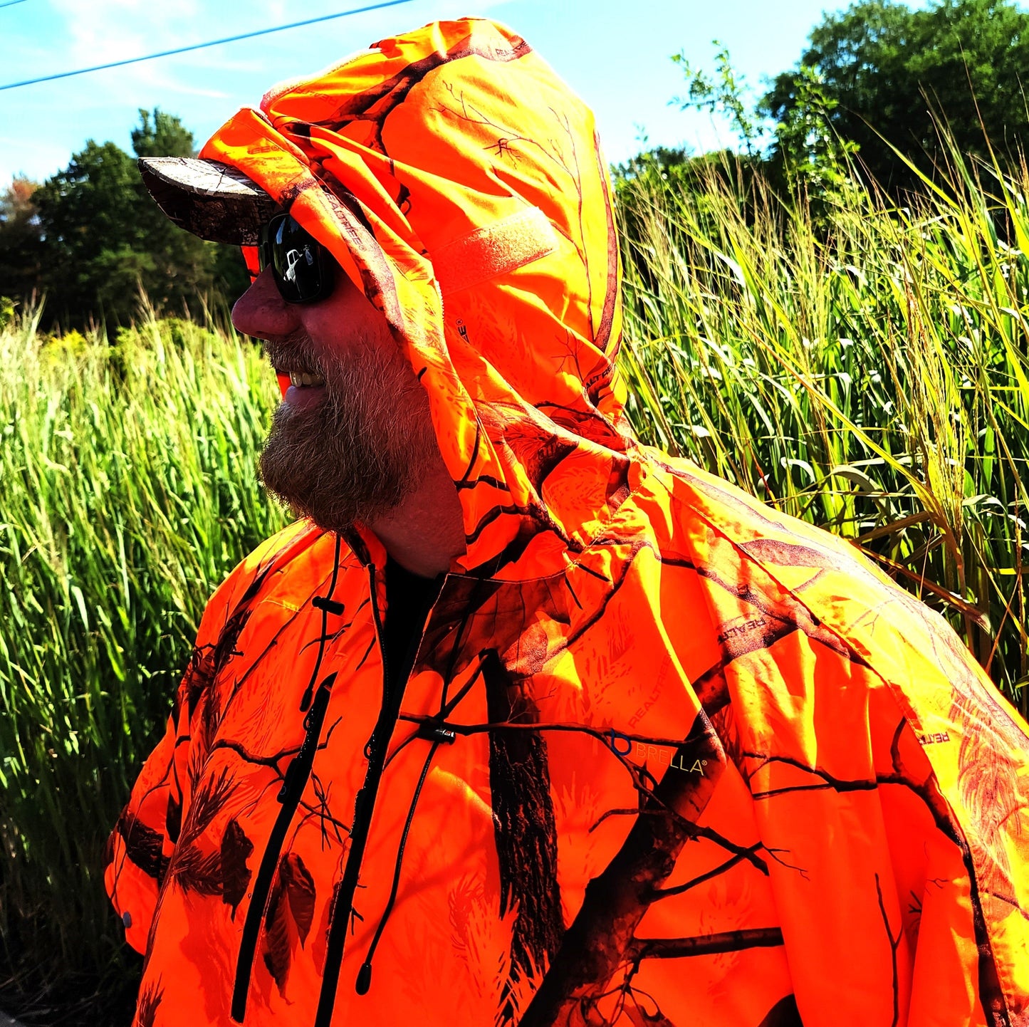 Brella 2015 Realtree AP Blaze Camo Unisex Half Rain Jacket - The Brella Nation