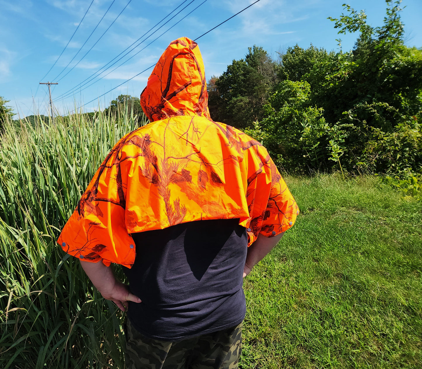 Brella 2015 Realtree AP Blaze Camo Unisex Half Rain Jacket - The Brella Nation