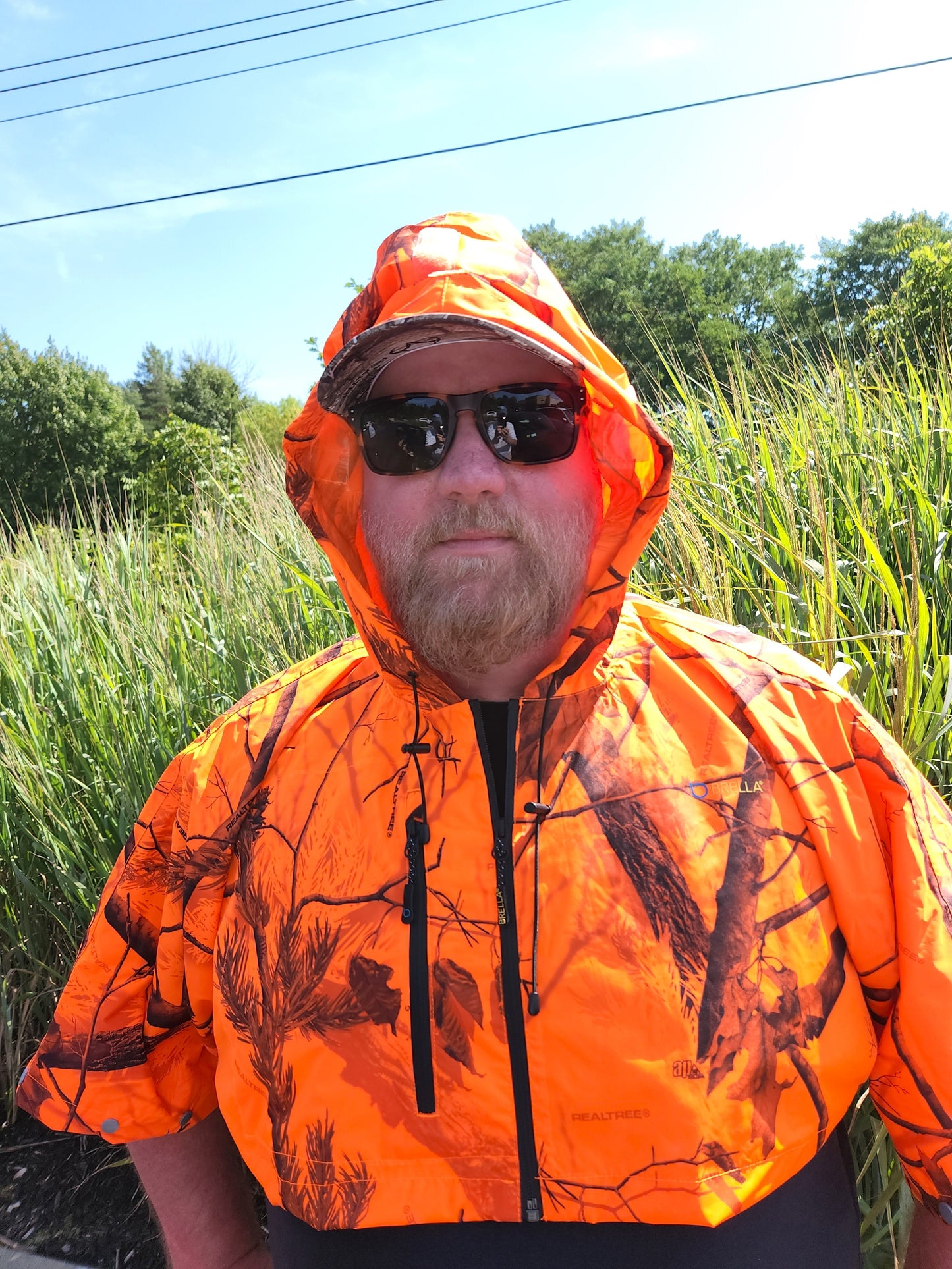 Brella 2015 Realtree AP Blaze Camo Unisex Half Rain Jacket - The Brella Nation