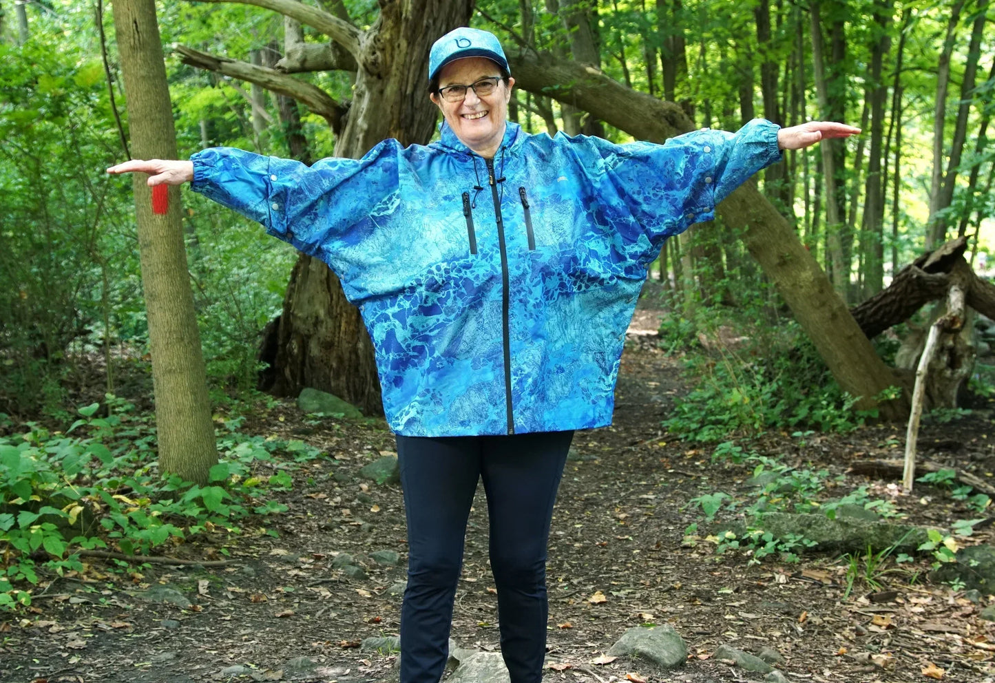 Brella 2015 Blue Unisex Rain Jacket for Youth + Petite - The Brella Nation