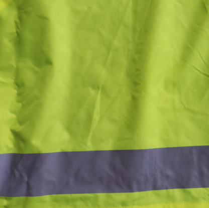 Veste de pluie hybride unisexe Brella 2020 Lime Green avec bandes réfléchissantes