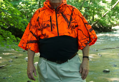 Brella Realtree AP Blaze Camo Unisex Half Rain Jacket