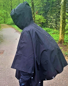 Brella 2020 Black Unisex Rain Poncho - The Brella Nation